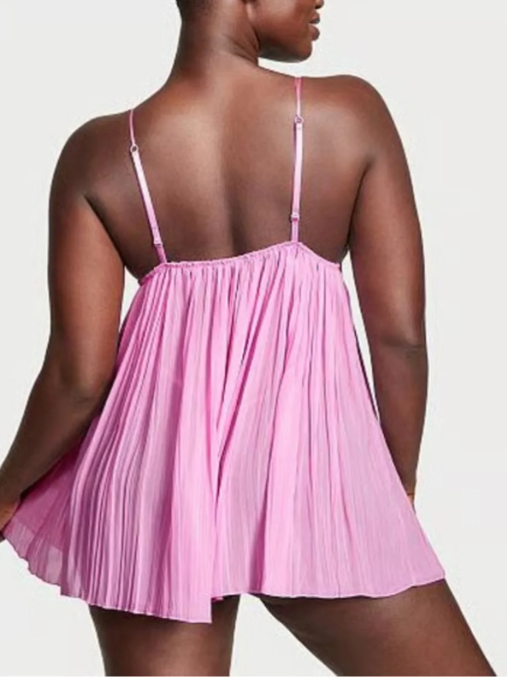 Victorias Secret Garden Party Pleated Babydoll Chemise Floral Coquette Fairy M